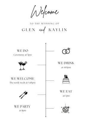 Wedding Timeline