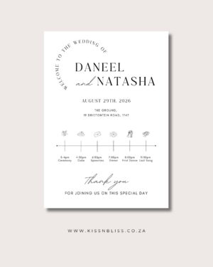 Wedding Timeline